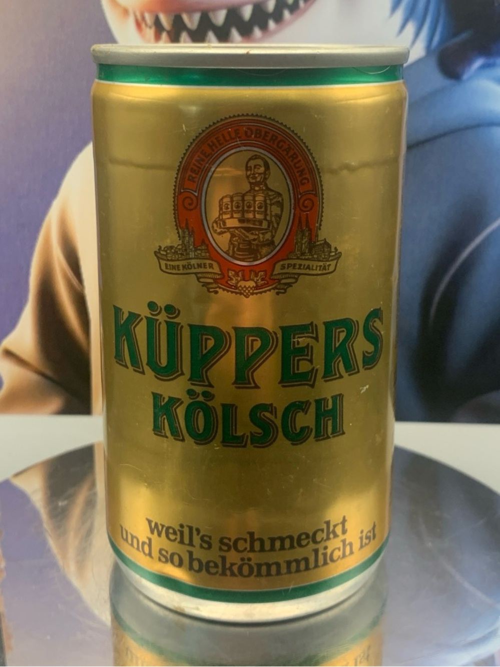 Vintage Beer Can Kuppers Kolsch Beer Pull Tab Empty Aluminum Cologne Germany